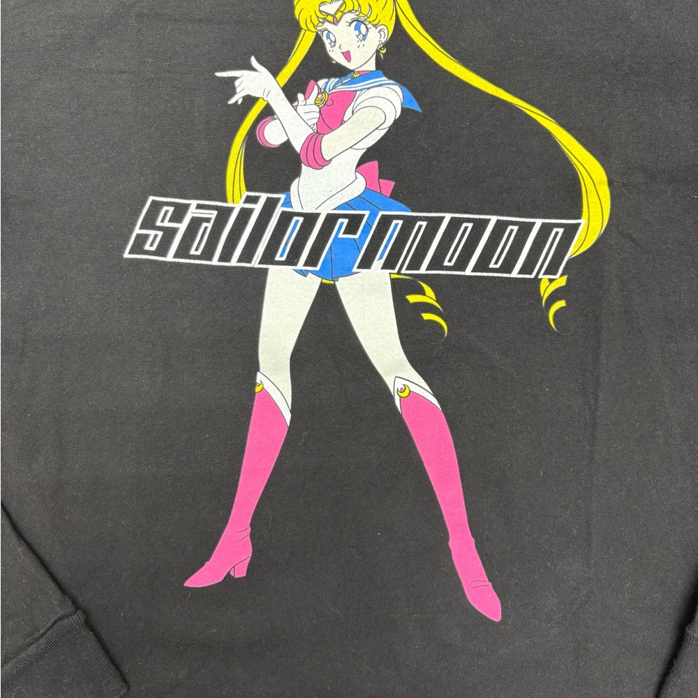 Sailor Moon Black Graphic Long Sleeve Tee - Picture 2 of 6